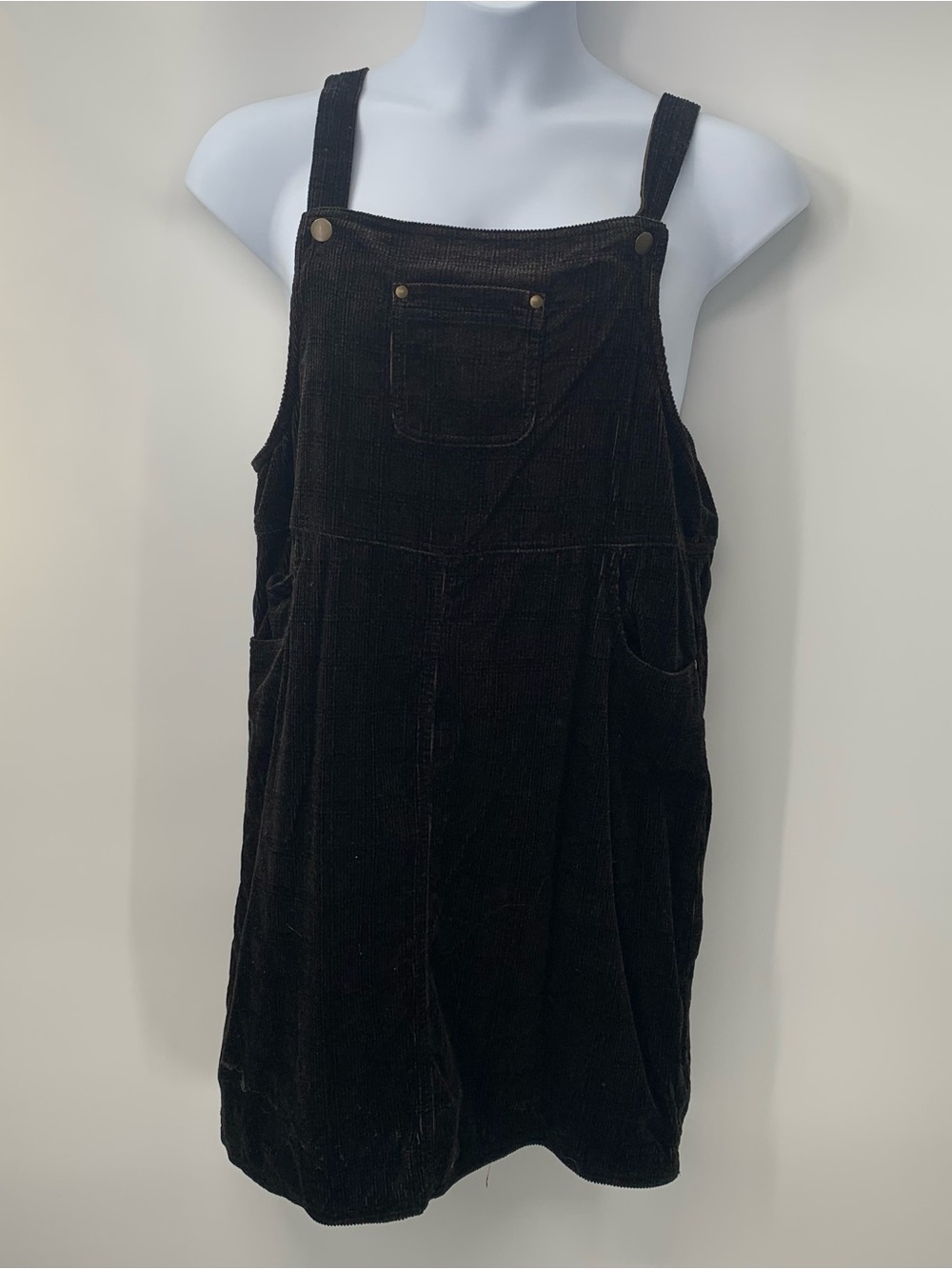 Carole Little Sports Women’s Black Corduroy Jumpsuit Size L